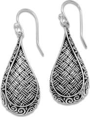 SAMUEL B. Woven Drop Earrings