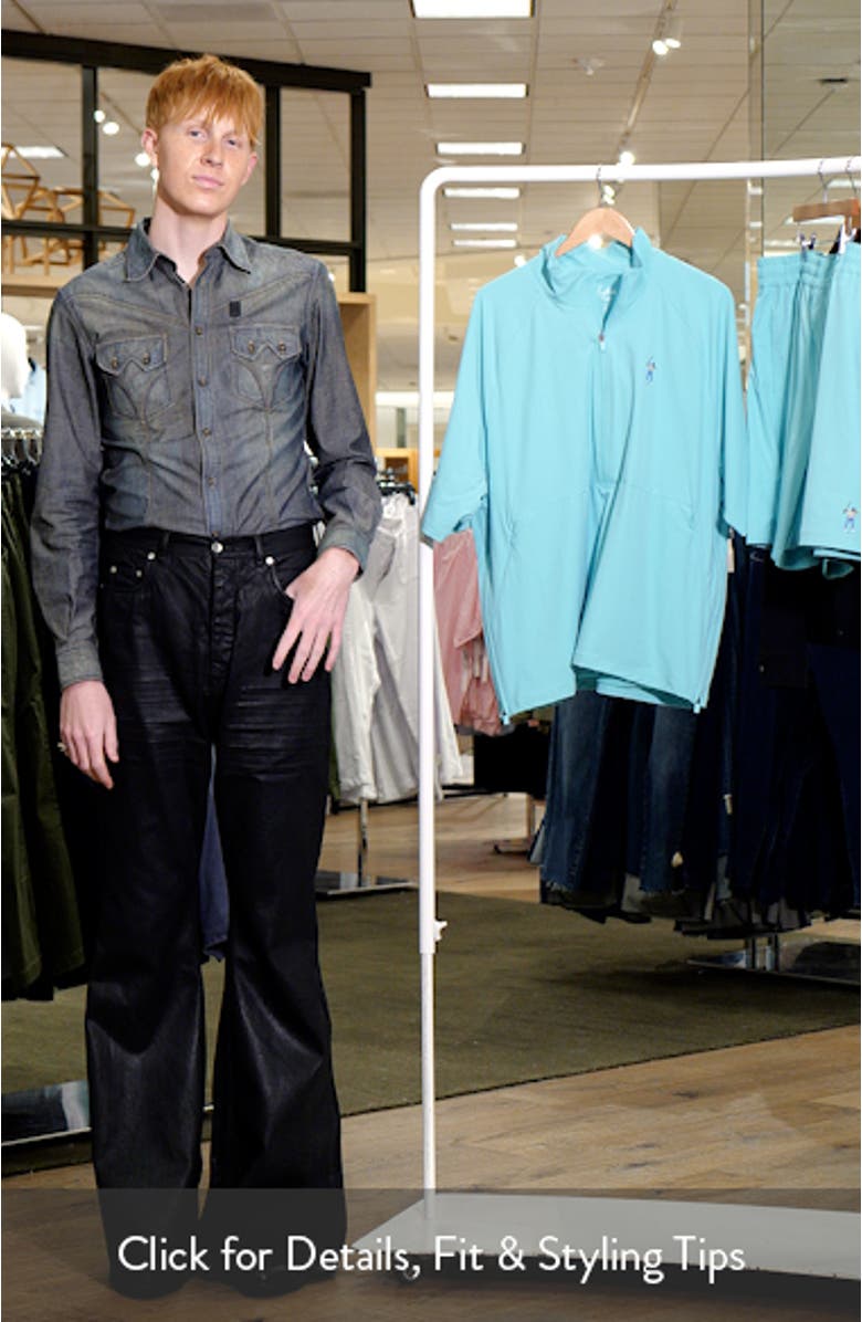 Half Zip Windbreaker Golf Shirt, sales video thumbnail