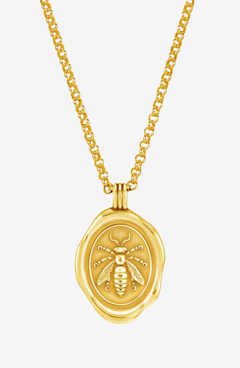 Men's Achievement Wasp Talisman Necklace