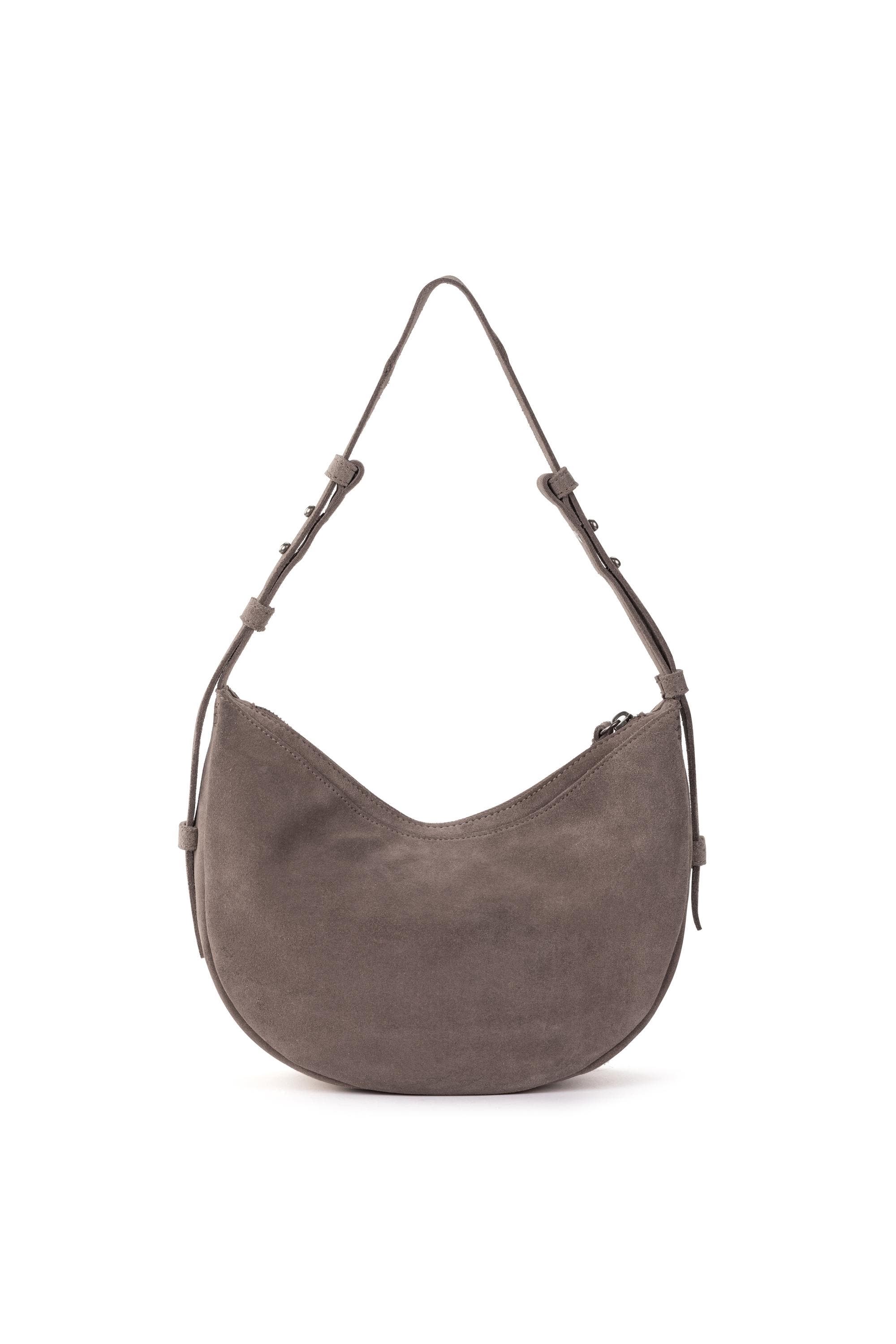 Tess Shoulder Bag Leather, Alternate, color, Mushroom Suede