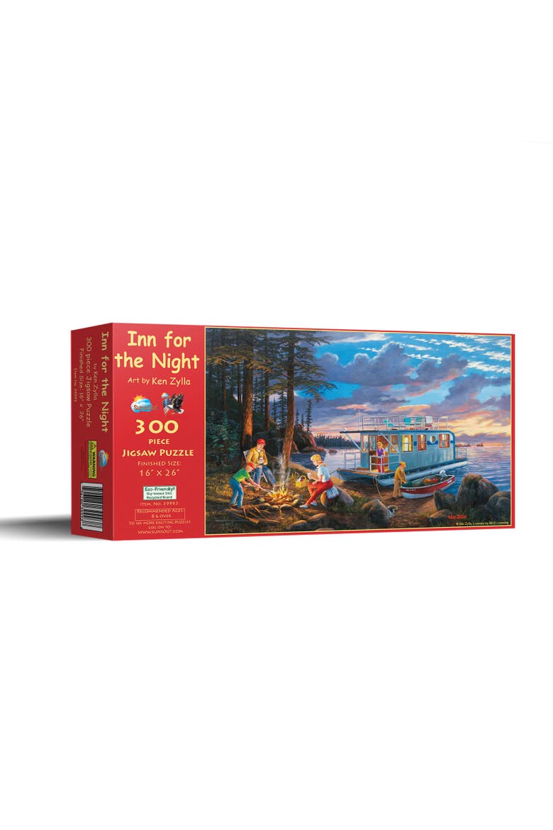 Inn for the Night 300 piece Jigsaw Puzzle for Adults, Main, color, Multicolor