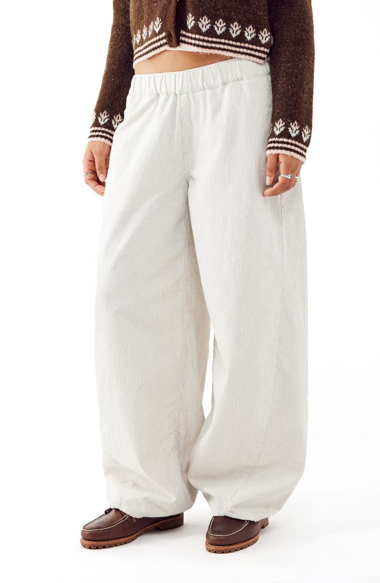 BDG Urban Outfitters Carter Pinstripe Pull-On Low Rise Baggy Pants, Main, color, 