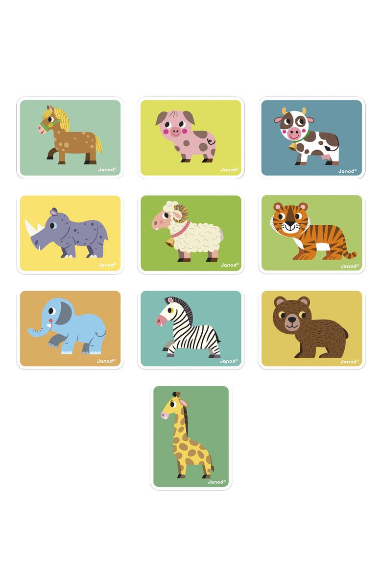 Janod Magnéti Book Animal Theme 40-Piece Game, Alternate, color, 