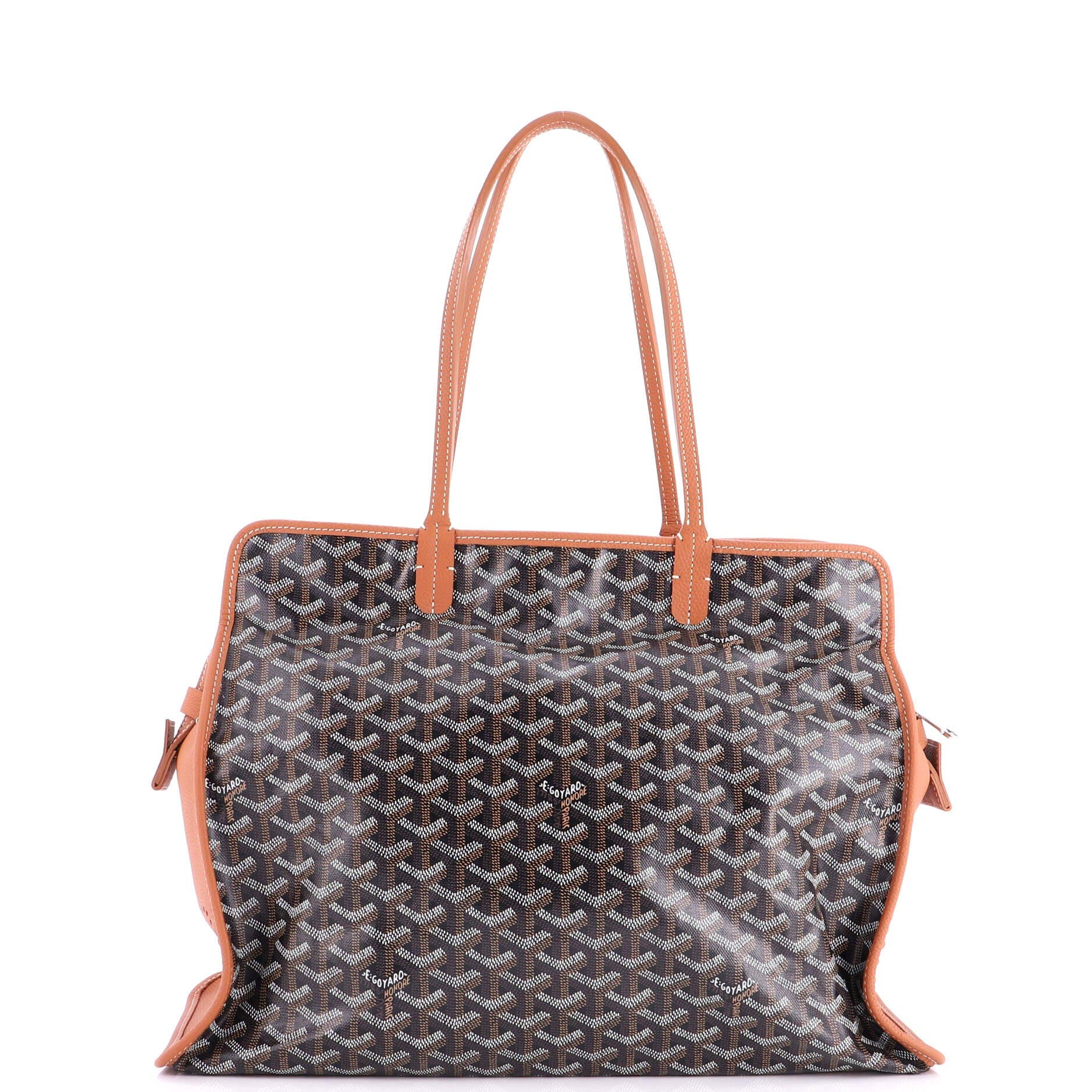 Pre-Owned Goyard Hardy Pet Carrier Coated Canvas PM, Alternate, color, Brown