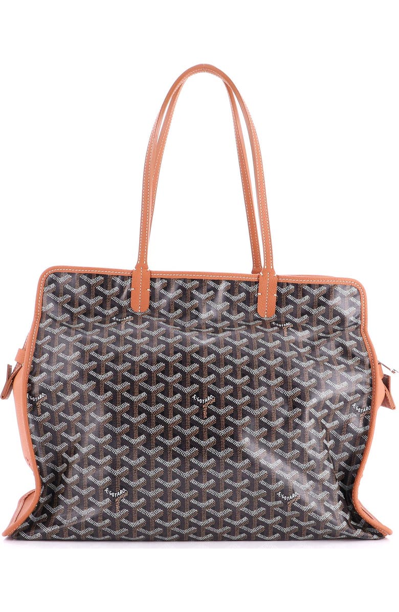 Pre-Owned Goyard Hardy Pet Carrier Coated Canvas PM, Alternate, color, Brown