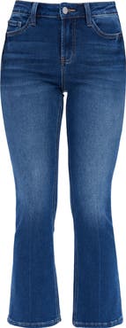 Bayeas High Waist Ankle Bootcut Jeans