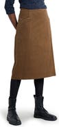 Seasalt Cornwall Forest View Organic Cotton Corduroy A-Line Skirt