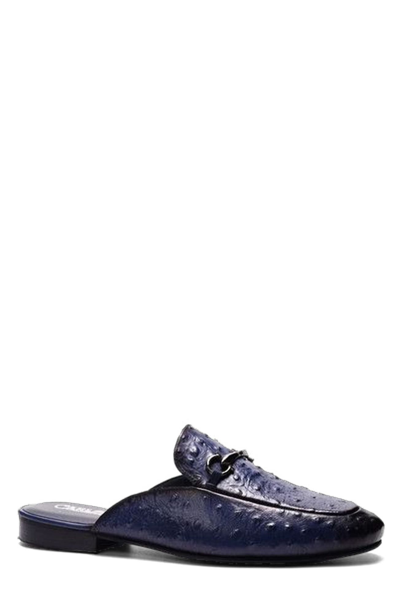 Apollo Bit Slides, Alternate, color, Blue ostrich
