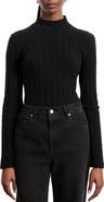 Marcella Samia Mock Neck Rib Sweater