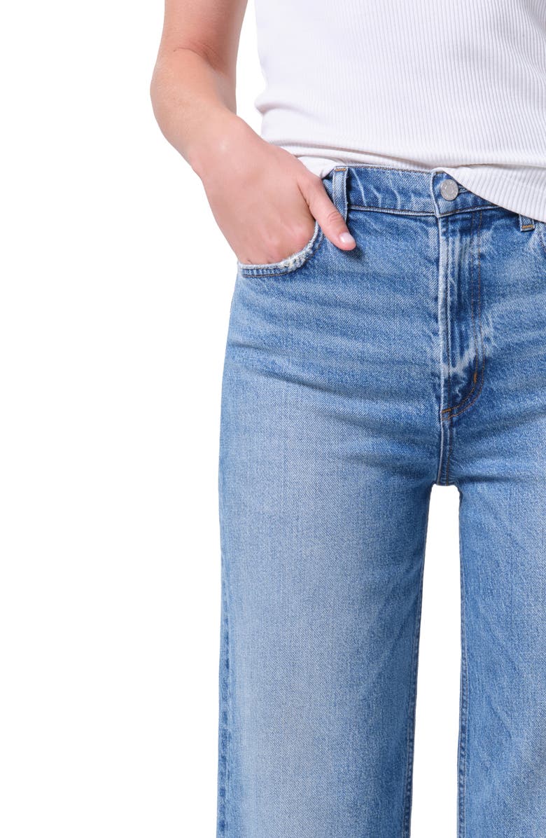 AGOLDE Ren High Waist Wide Leg Jeans, Alternate, color, Measure