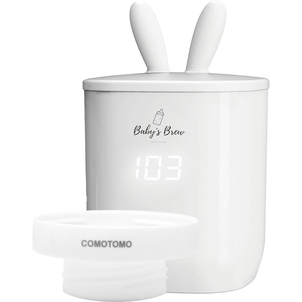 Baby's Brew 3.0 Portable Bottle Warmer Pro with Comotomo Adapter in White  product