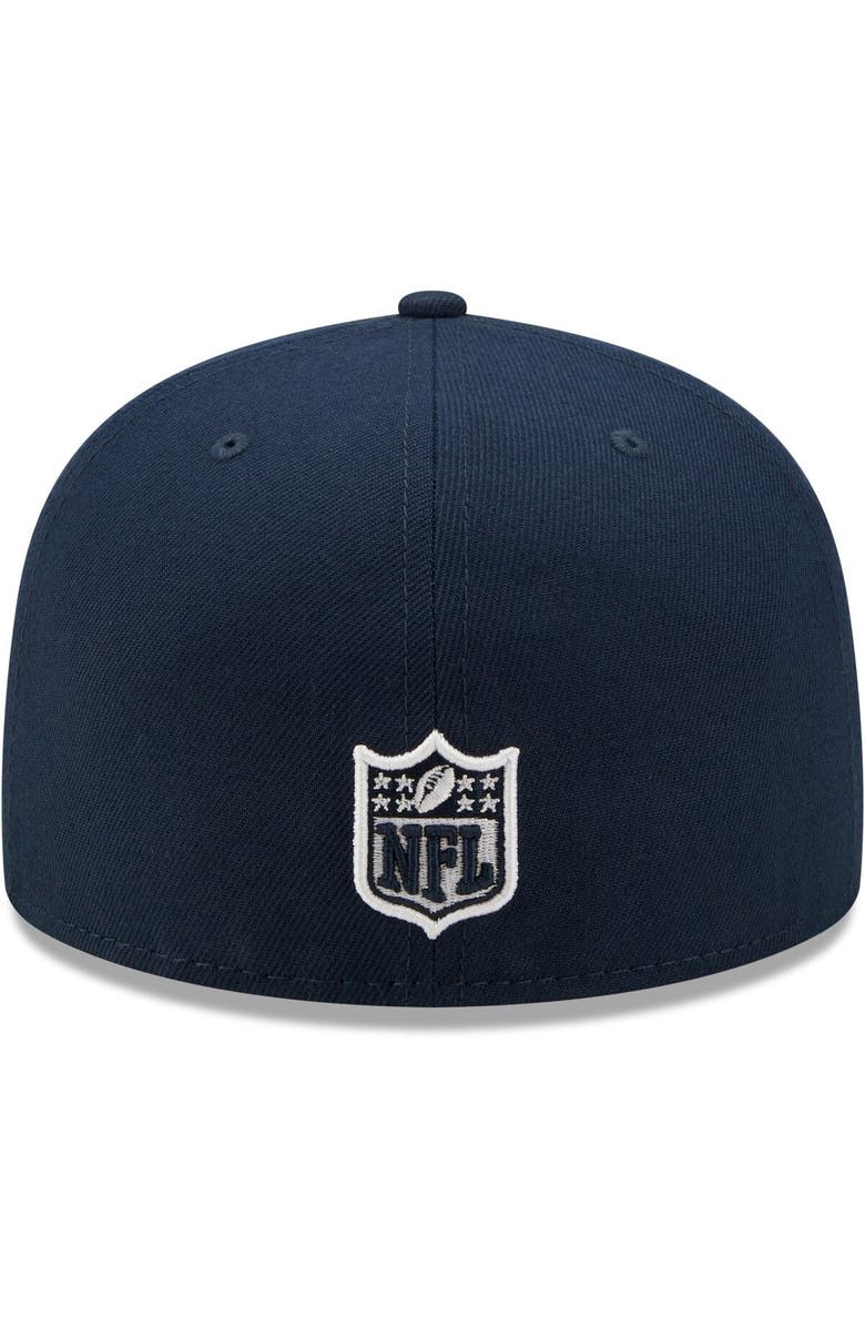 New Era Men's New Era Navy New England Patriots 2004 Pro Bowl Patch Red Undervisor 59FIFY Fitted Hat, Alternate, color, Navy