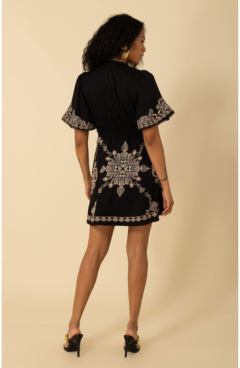 Hale Bob Elora Embroidered Dress, Alternate, color, 
