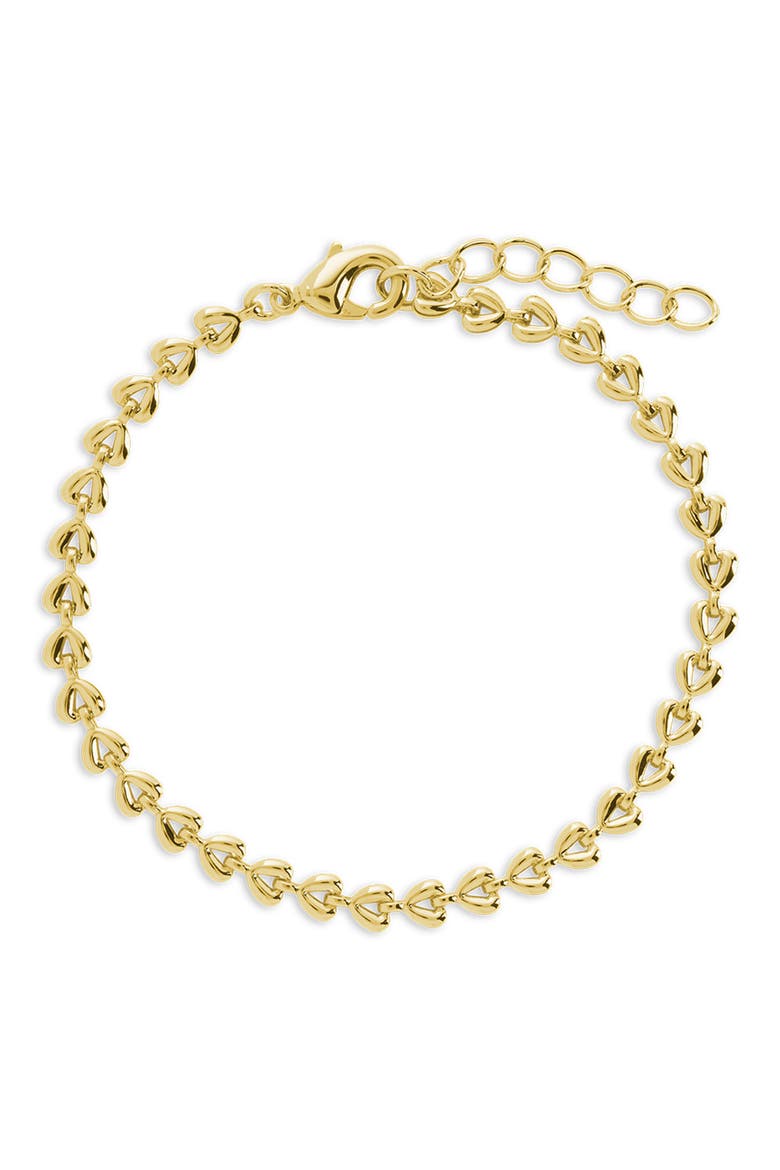 Blake Heart Chain Bracelet, Main, color, GOLD