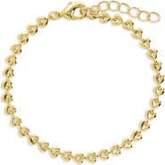 Sterling Forever Blake Heart Chain Bracelet