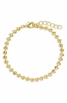 Sterling Forever Blake Heart Chain Bracelet