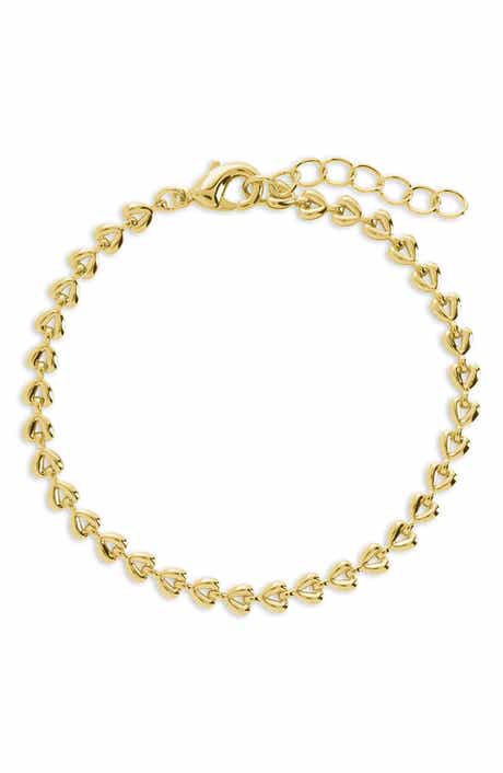 Sterling Forever Blake Heart Chain Bracelet