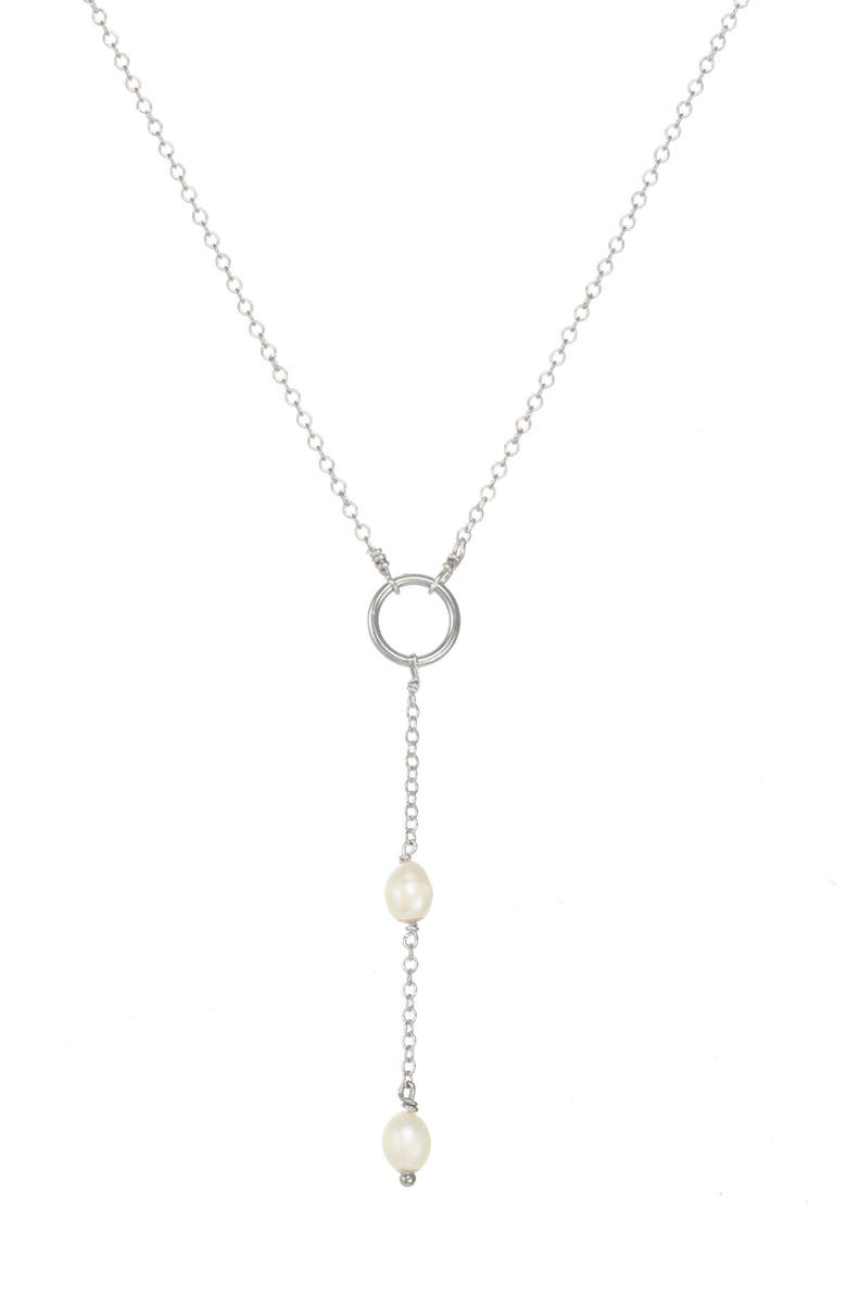 KOZAKH Idris Freshwater Pearl Y-Necklace, Main, color, 