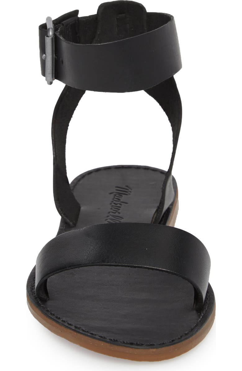 Madewell The Boardwalk Ankle Strap Sandal, Alternate, color,