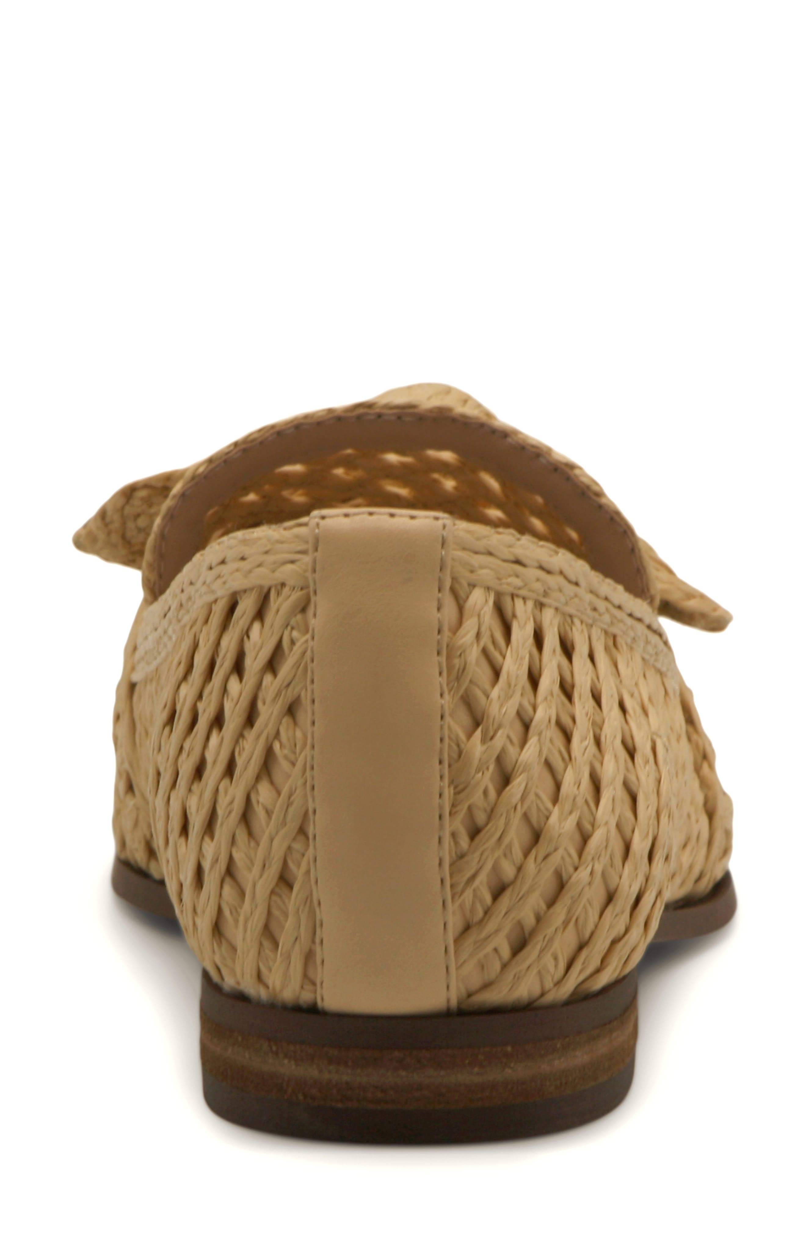 Charles David Finite Water Resistant Raffia Loafer, Alternate, color, Natural