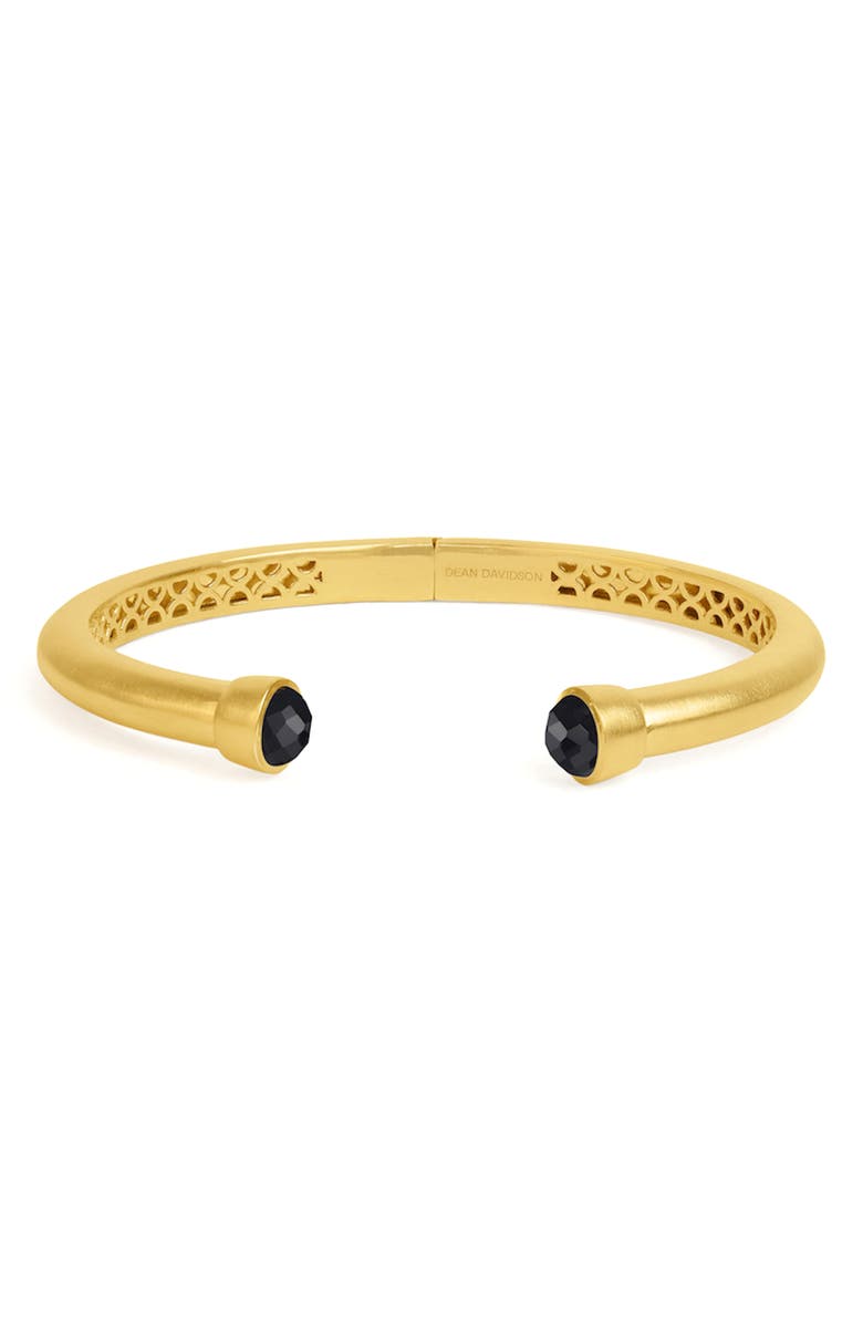 Dean Davidson Onyx Cuff Bracelet, Main, color, Black Onyx/ Gold