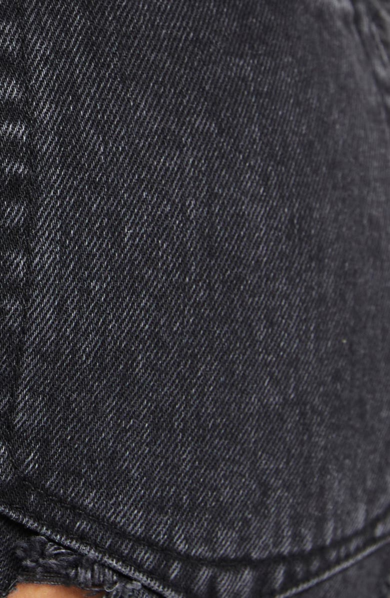 Good American Good '90s Cutoff Denim Shorts, Alternate, color,