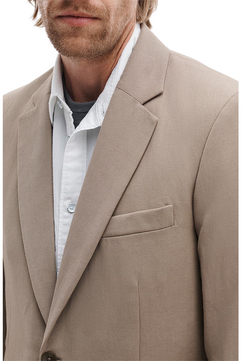 Butler Virgin Wool Blend Blazer, Alternate, color, STONE