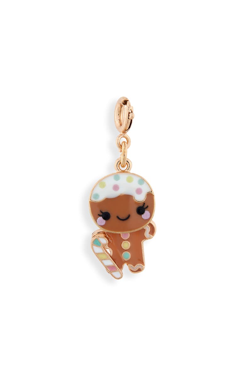 CHARM IT!<sup>®</sup> Kids' Gingerbread Person Charm, Main, color, Brown