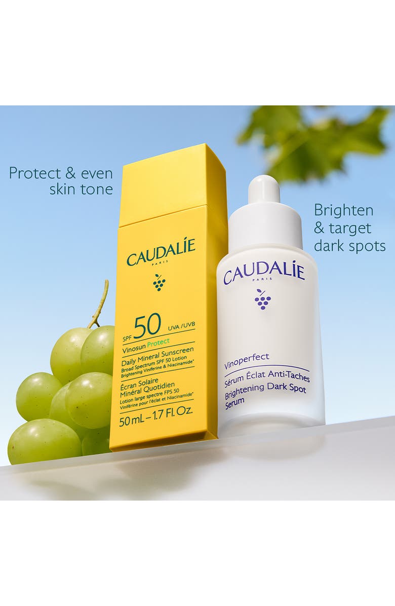 CAUDALÍE Dark Spot Brightening Serum & Sunscreen SPF 50 Set $105 Value, Alternate, color, 