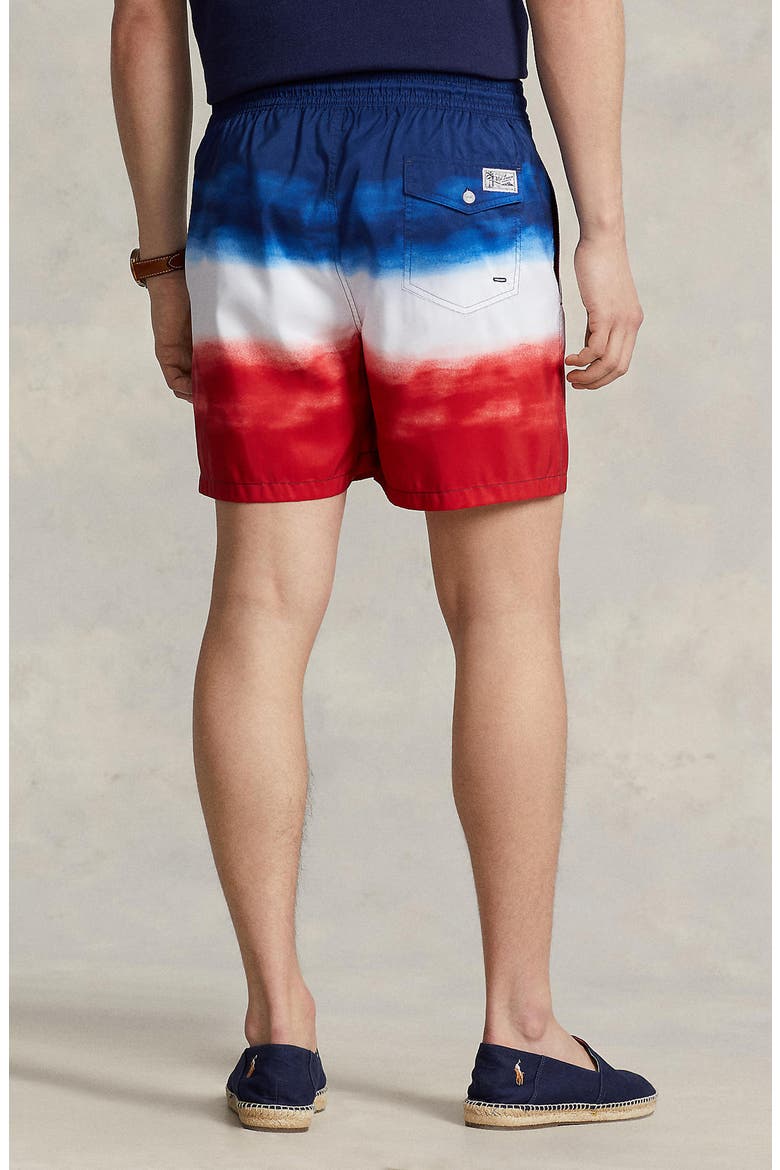 Ombré Swim Trunks, Alternate, color, RWB OMBRE