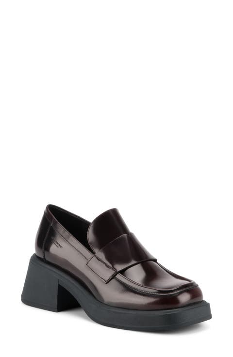 Dorah Block Heel Platform Loafer