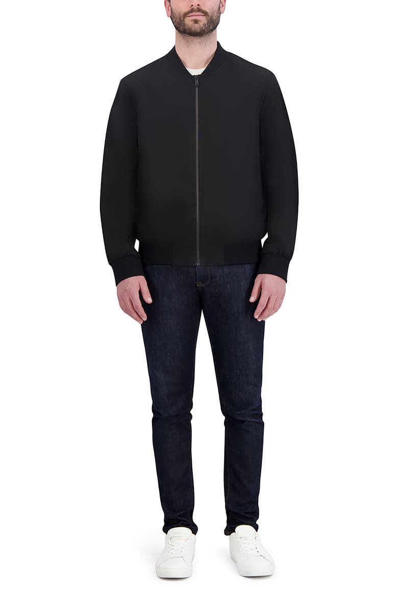 Bomber Jacket, Alternate, color, BLACK