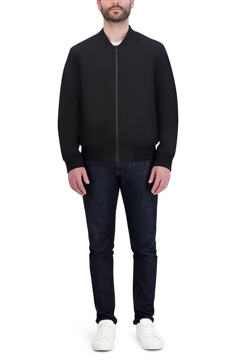 Cole Haan Bomber Jacket, Alternate, color, Black