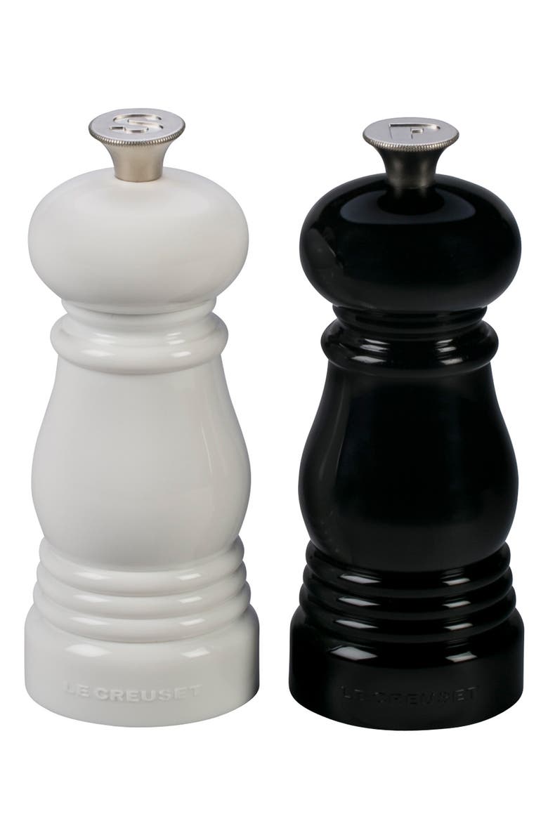 Le Creuset Classic Petite Salt & Pepper Mill Set, Alternate, color, Black And White