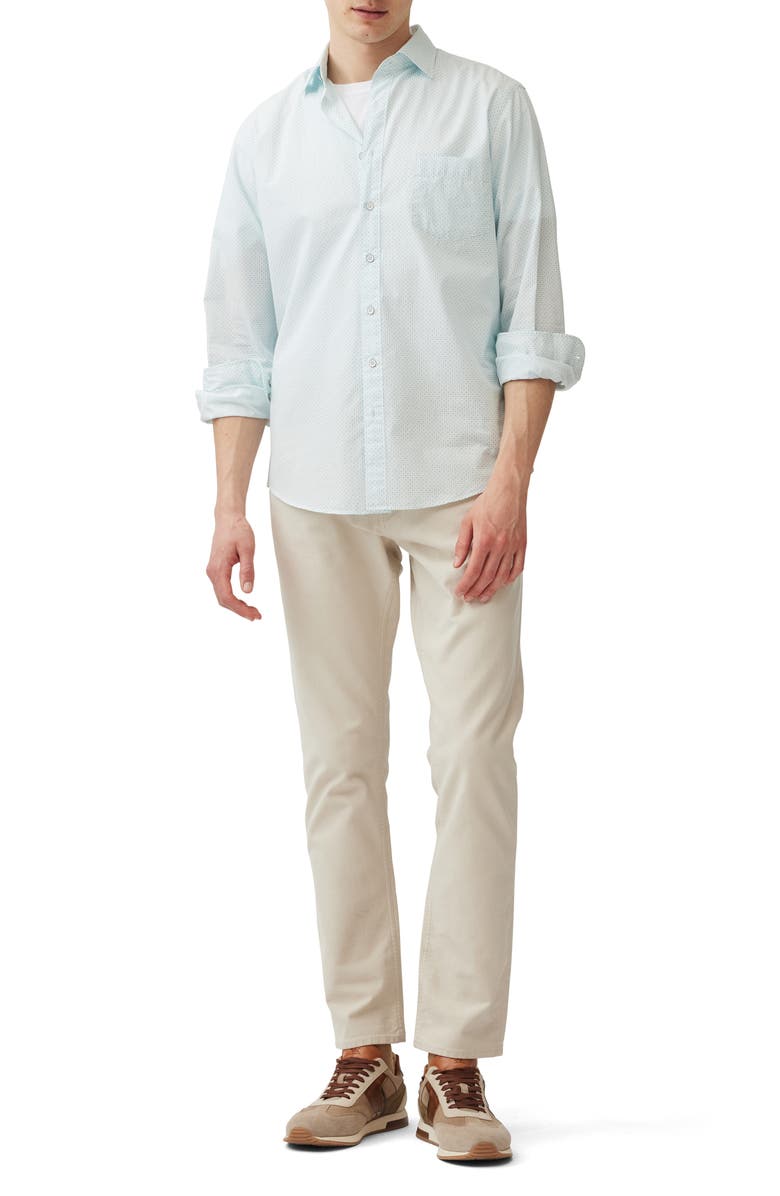 Rodd & Gunn Barrett Reef Neat Button-Up Shirt, Alternate, color, Lake