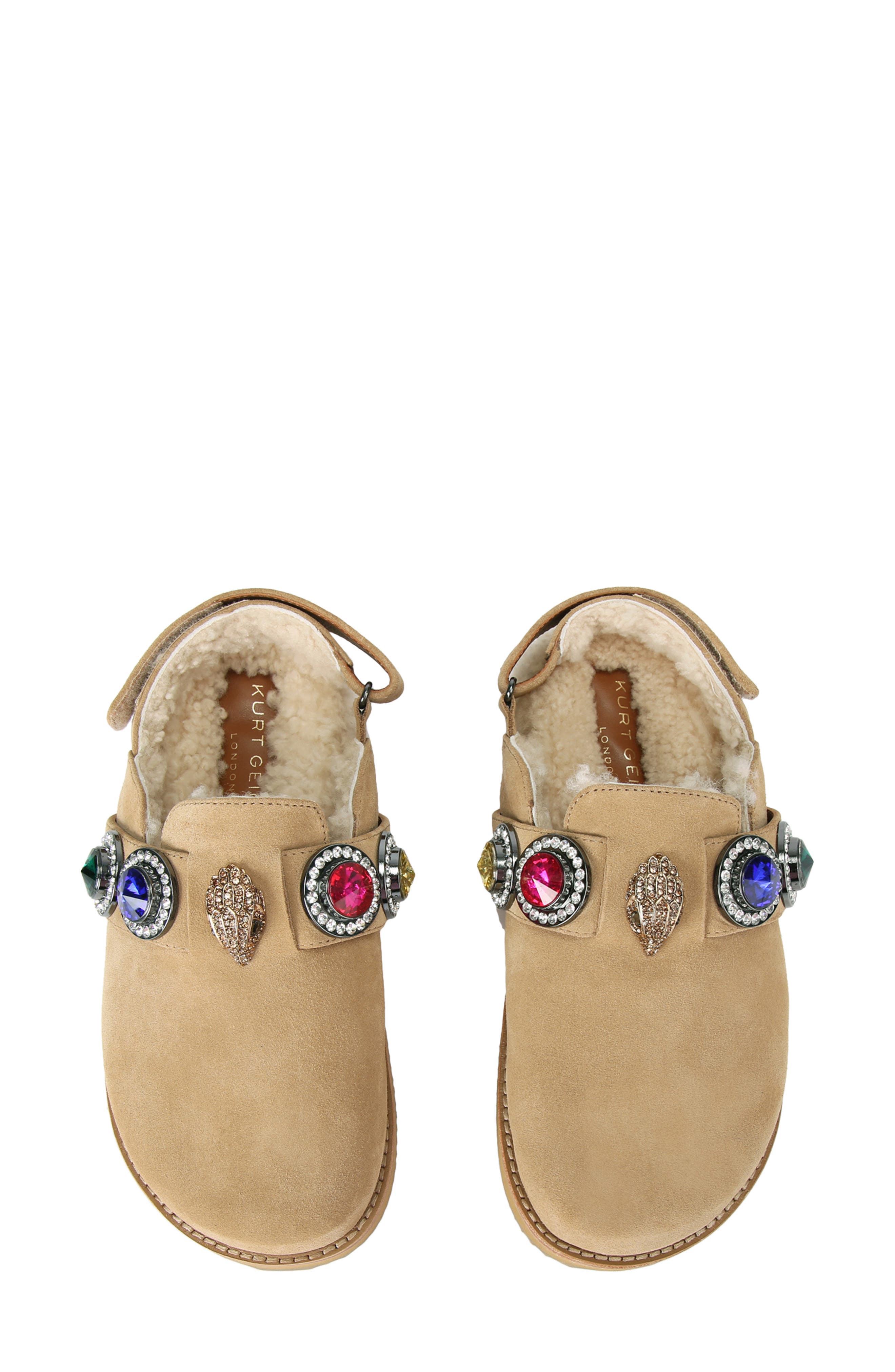 Kurt Geiger London Octavia Genuine Shearling Lined Clog, Alternate, color, 