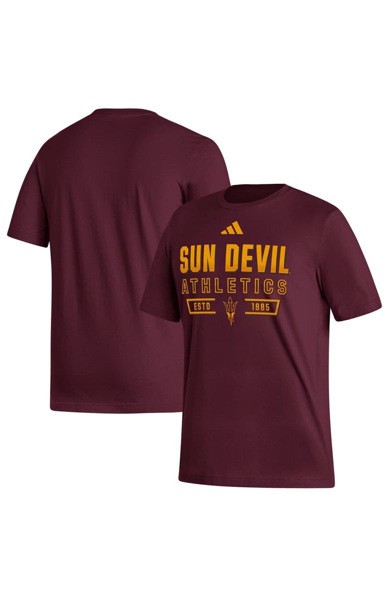 adidas Men's adidas Maroon Arizona State Sun Devils Head of Class Fresh T-Shirt, Main, color, Maroon