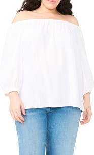 Vince Camuto Off the Shoulder Puff Sleeve Top