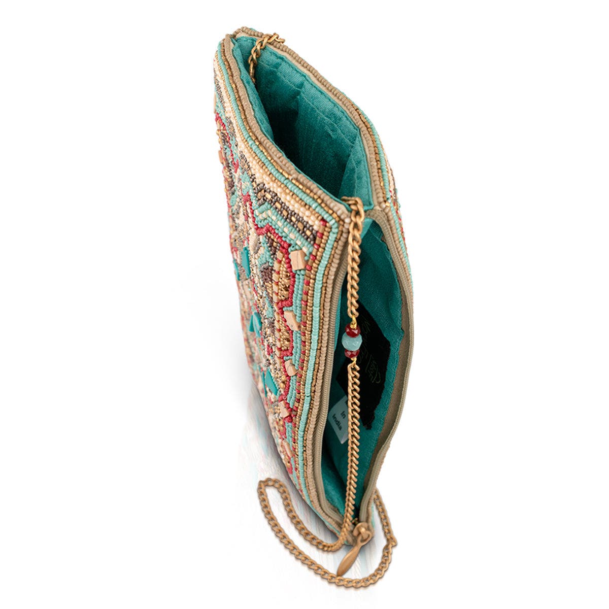 Turquoise Trail Crossbody Phone Bag, Alternate, color, Turquoise