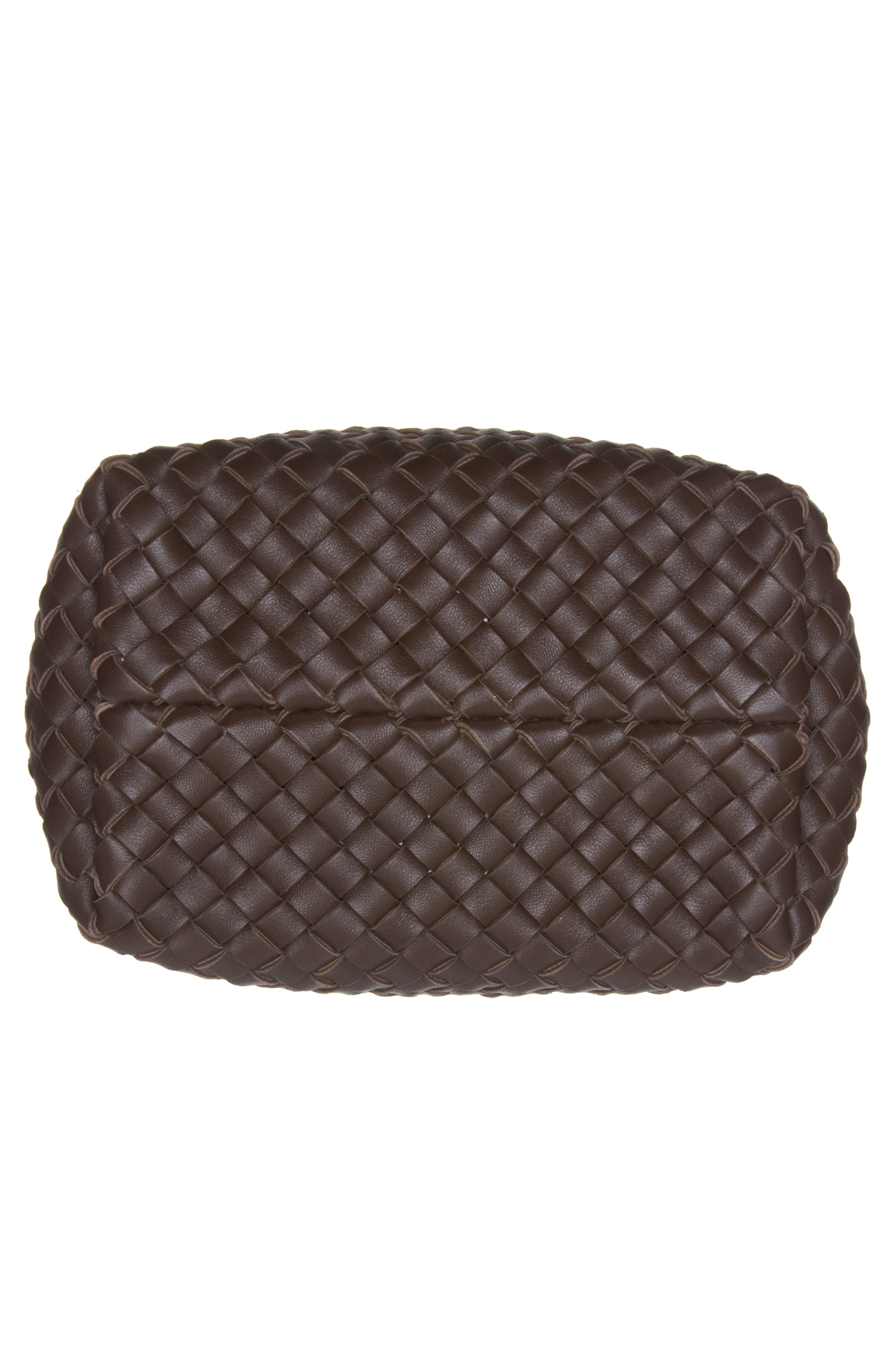 Bottega Veneta Cabat Intrecciato Leather Top Handle Bag, Alternate, color, 2016 Light Brown-Gold