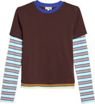 STAUD Dillon Layered Tee