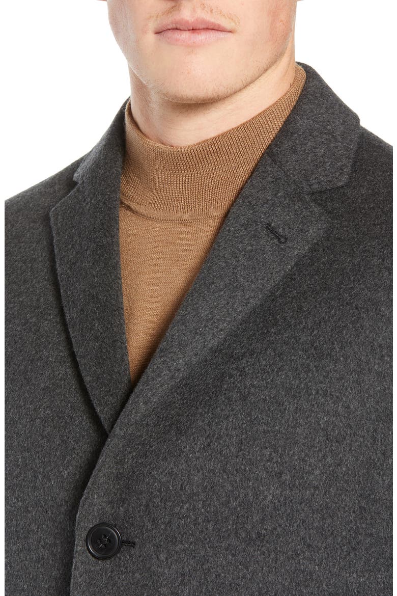 Mason Wool & Cashmere Overcoat, Alternate, color, CHARCOAL
