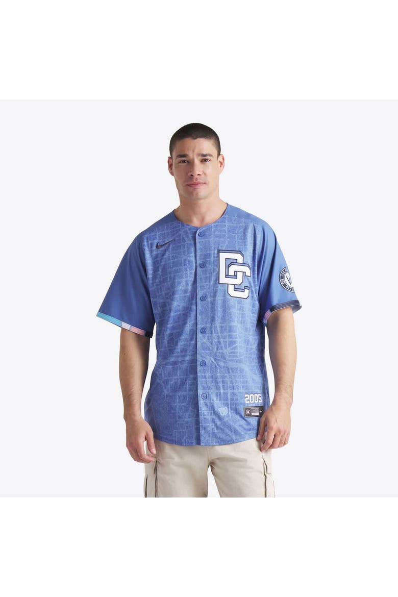Men's Nike Blue Washington Nationals 2025 City Connect Limited Jersey, Alternate, color, Blue