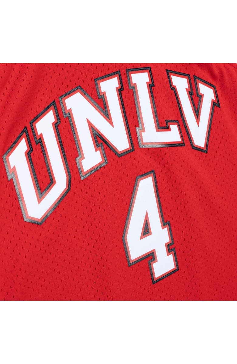 Mitchell & Ness Men's Mitchell & Ness Larry Johnson Red UNLV Rebels 1989/90 Player Swingman Jersey, Alternate, color, Red