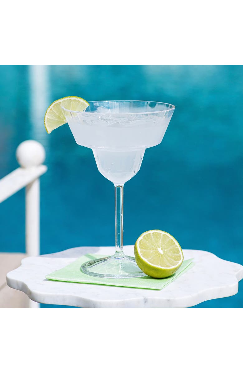 VIETRI Superglass Shatterproof Margarita Glass, Alternate, color, Clear
