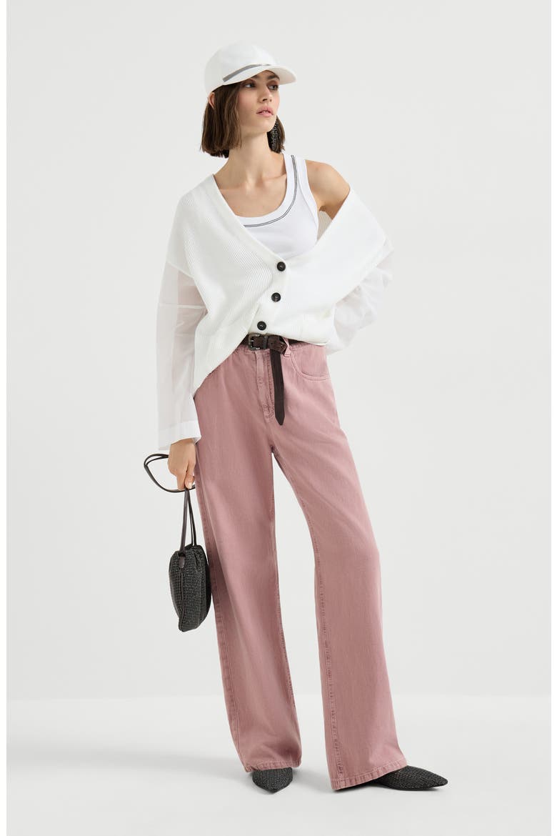 Contemporary trousers, Alternate, color, Pink