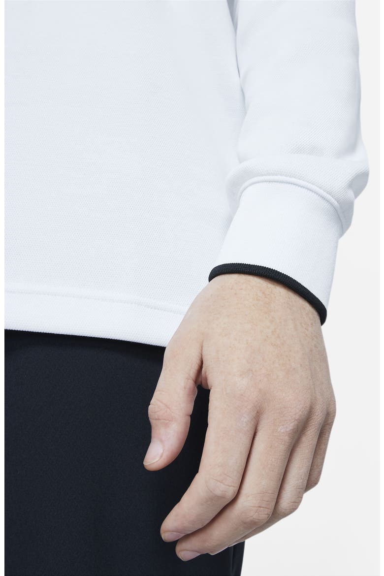 Nike Dri-FIT Long Sleeve T-Shirt, Alternate, color, SUMMIT WHITE/ BLACK
