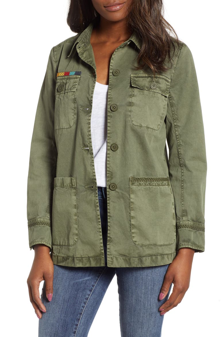 Utility Jacket, Main, color, GREEN BEETLE