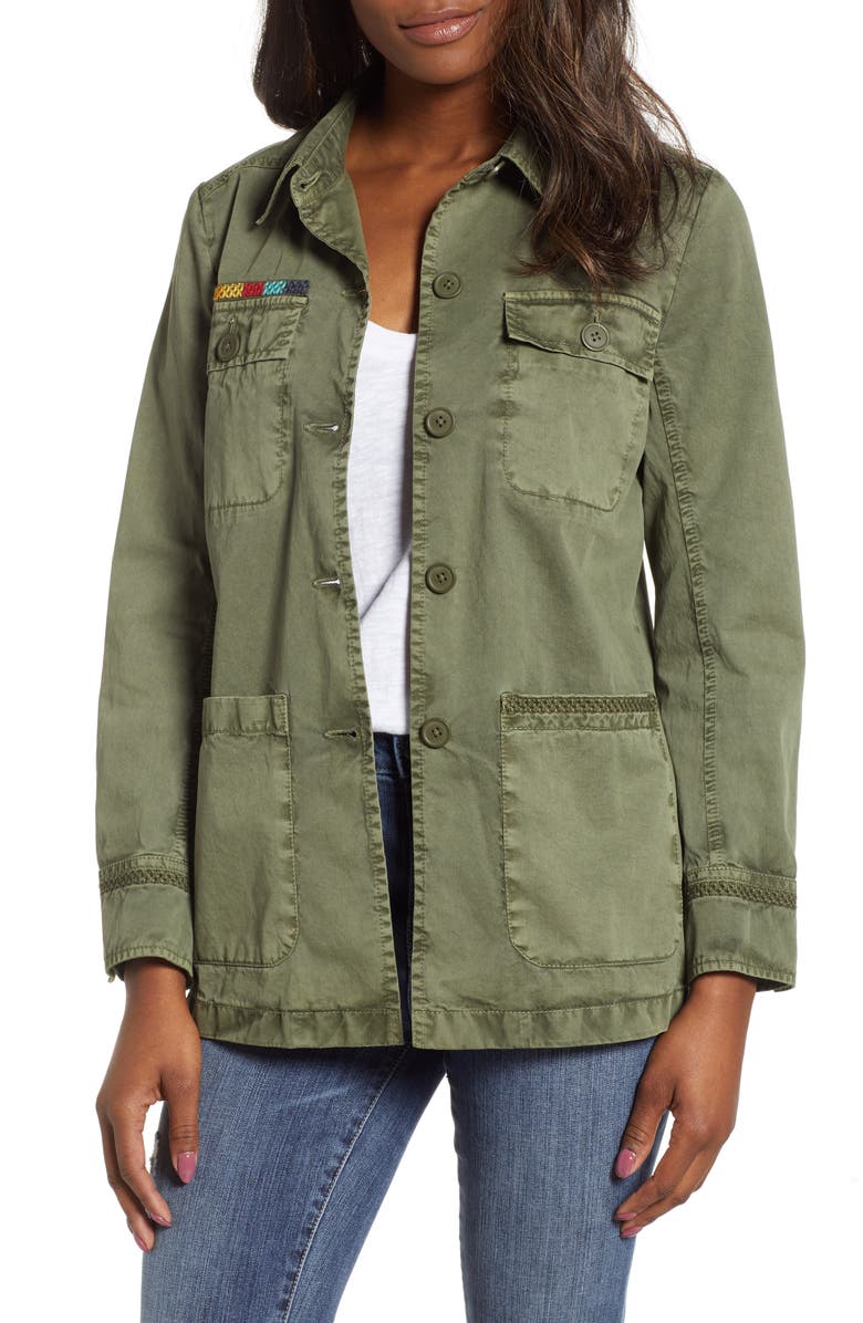 Caslon<sup>®</sup> Utility Jacket, Main, color, 