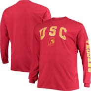 Champion Men's Champion Cardinal USC Trojans Big & Tall 2-Hit Long Sleeve T-Shirt